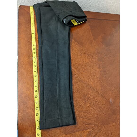Andrew Marc Faux Suede Dress Pants S Super Soft Stretch Mid Rise Slim Fit‎ Work - Picture 11 of 14